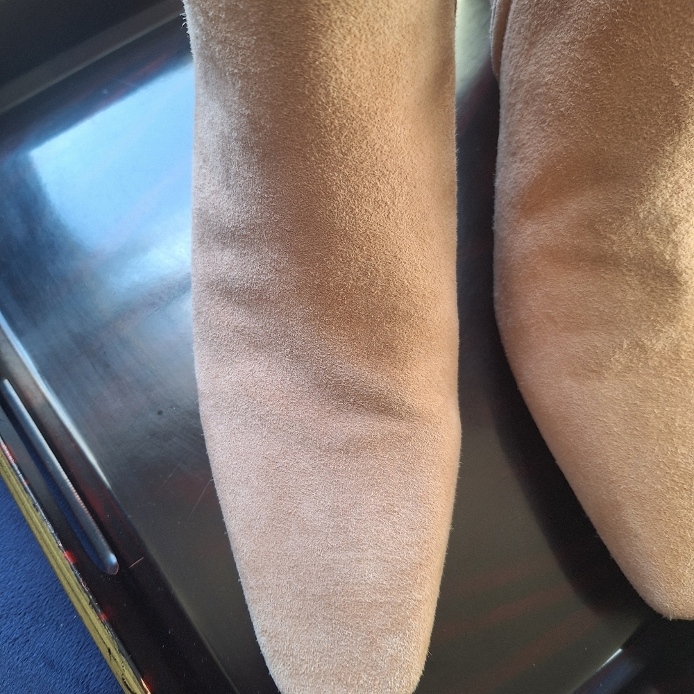 Elegant Light Tan Knee-High Boots Sam Edelman Size 9M - Picture 3 of 13
